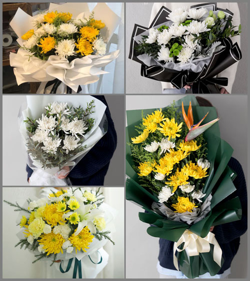 贵州铜仁市万山区黄道乡黄溪村白事花束代送